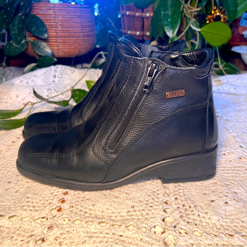 Vintage Leather Canadian Beluga‎ Boots size 6-1/2
